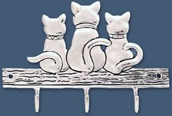 Basic Spirit 3 Cats Triple Leash Hook