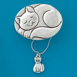 Basic Spirit Cat Wishbox with Necklace