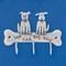 Show in main carousel: Basic Spirit Dogs Dogbone Triple Leash Hook slide 1 of 2
