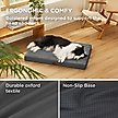 Show in main carousel: Bedsure Orthopedic Waterproof Dog Mat & Bed with Sherpa & Oxford Fabric Removable Cover, Dark Grey, Large slide 2 of 9