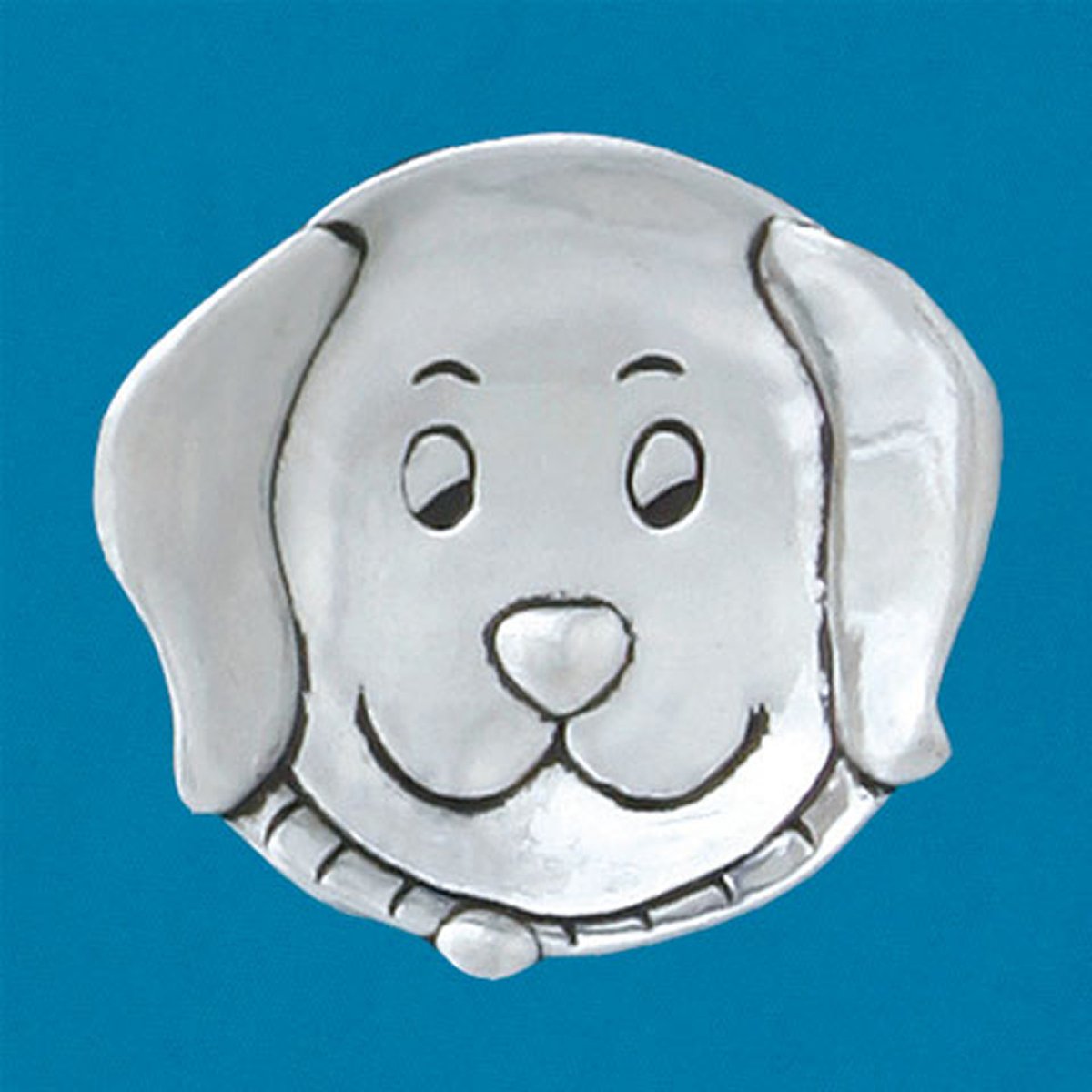 Basic Spirit Dog Charm Bowl with Pawprint Design Box