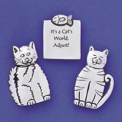 Basic Spirit Cat Quote Magnet Set, 3 count