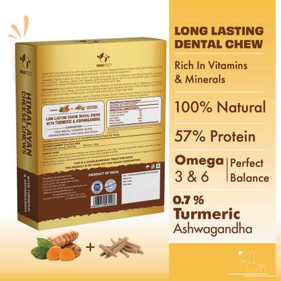 Show full view: Pawfect Himalayan Cheese Medium with Turmeric & Ashwagandha Dog Chews, 3 count slide 3 of 9