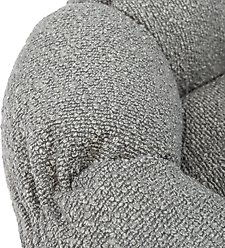 Sherry Kline Pet Collection Boucle Round Donut Dog Bed, Grey, 45 x 45 x 5-in slide 2 of 4