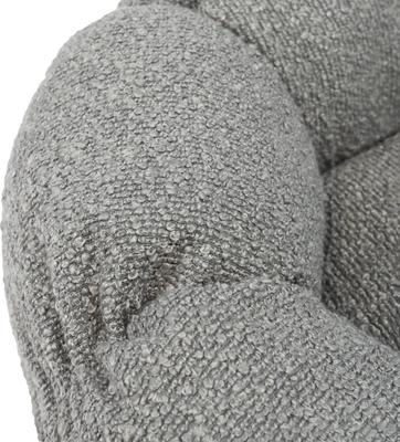 Show full view: Sherry Kline Pet Collection Boucle Round Donut Dog Bed, Grey, 45 x 45 x 5-in slide 4 of 5