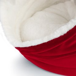 Sherry Kline Pet Collection House/Hut Cat Bed, 16-in, Red slide 2 of 6
