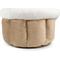 Show in main carousel: Sherry Kline Pet Collection Cuddler Cup Bolster Dog Bed, Taupe, Medium slide 4 of 4