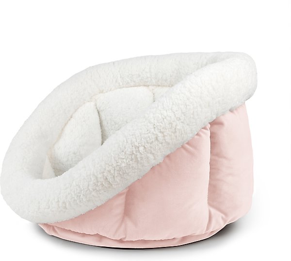 Show full view: Sherry Kline Pet Collection Cuddler Cup Bolster Dog Bed, Powder Pink, Medium slide 5 of 5