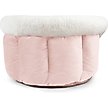 Show in main carousel: Sherry Kline Pet Collection Cuddler Cup Bolster Dog Bed, Powder Pink, Medium slide 4 of 5
