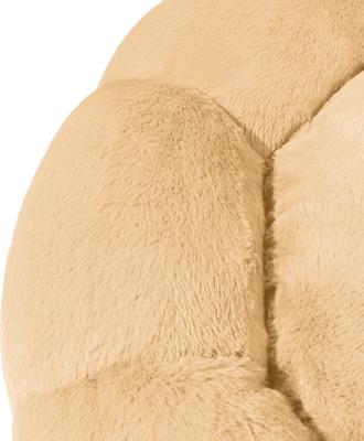 Show full view: Sherry Kline Pet Collection Daisy Round Dog Bed, Gold, 45 x 45 x 5-in slide 3 of 5