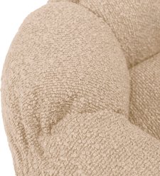 Sherry Kline Pet Collection Boucle Round Donut Bolster Dog Bed, 21-in, Taupe slide 2 of 5