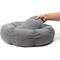 Show in main carousel: Sherry Kline Pet Collection Boucle Round Donut Bolster Dog Bed, 21-in, Grey slide 3 of 5