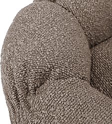 Sherry Kline Pet Collection Boucle Round Donut Bolster Dog Bed, 21-in, Brown slide 2 of 5