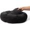 Show in main carousel: Sherry Kline Pet Collection Boucle Round Donut Bolster Dog Bed, 21-in, Black slide 2 of 4