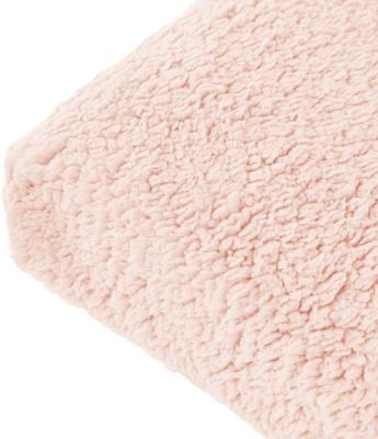 Show full view: Sherry Kline Pet Collection Sherpa Reversible Dog Crate Mat, Powder Pink, Medium slide 2 of 4
