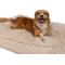 Show in main carousel: Sherry Kline Pet Collection Shaggy Fur Rectangle Dog Bed, Taupe, 30 x 42 x 4-in slide 3 of 5