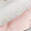 Show in main carousel: Sherry Kline Pet Collection Cuddler Cup Bolster Dog Bed, Powder Pink, Medium slide 3 of 5