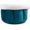 Show in main carousel: Sherry Kline Pet Collection Cuddler Cup Bolster Dog Bed, Blue, Small slide 3 of 5