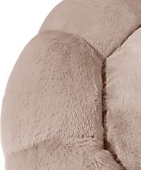 Sherry Kline Pet Collection Daisy Round Bolster Dog Bed, Taupe, 27-in slide 2 of 4