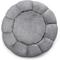 Show in main carousel: Sherry Kline Pet Collection Daisy Round Bolster Dog Bed, Grey, 27-in slide 3 of 4