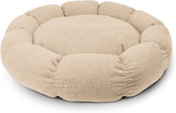 Sherry Kline Pet Collection Boucle Round Donut Dog Bed, Taupe, 45 x 45 x 5-in slide 2 of 3
