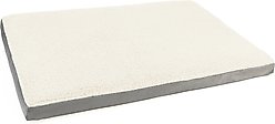 Sherry Kline Pet Collection Sherpa Reverse To Velvet Dog Crate Mat, Natural/Grey, Large slide 2 of 3