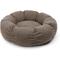 Show in main carousel: Sherry Kline Pet Collection Boucle Round Donut Dog Bed, Brown, 27 x 27 x 4-in slide 1 of 5