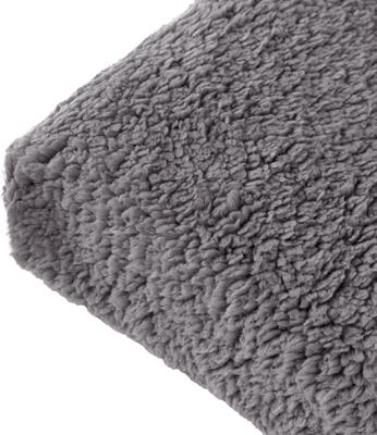 Show full view: Sherry Kline Pet Collection Sherpa Reversible Dog Crate Mat, Dark Grey, Large slide 3 of 5