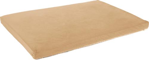 Show full view: Sherry Kline Pet Collection Faux Fur Reverse To Velvet Dog Crate Mat, Caramel Gold, 28 x 42 x 3-in slide 4 of 4