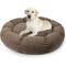 Show in main carousel: Sherry Kline Pet Collection Boucle Round Donut Dog Bed, Brown, 45 x 45 x 5-in slide 1 of 4