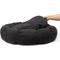 Show in main carousel: Sherry Kline Pet Collection Boucle Round Donut Dog Bed, Black, 27 x 27 x 4-in slide 2 of 5