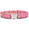 Show in main carousel: Zaley Designs Best Dog Ever Cotton Dog Collar, Pink & Yellow, Large: 15 to 25-in neck, 1-in wide slide 1 of 8