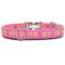 Show in main carousel: Zaley Designs Best Dog Ever Cotton Dog Collar, Pink & Yellow, Large: 15 to 25-in neck, 1-in wide slide 3 of 8