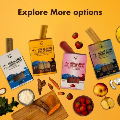 Show full view: Pawfect Himalayan Cheese Medium with Turmeric & Ashwagandha Dog Chews, 3 count slide 7 of 9