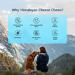 Pawfect Himalayan Cheese Chews Medium All Natural High-Protein Grain-Free Dental Dog Treats, 2 count slide 2 of 8