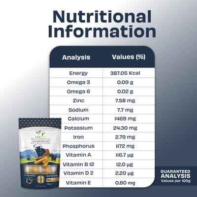 Show full view: Pawfect Himalayan Cheese Chews Medium All Natural High-Protein Grain-Free Dental Dog Treats, 2 count slide 7 of 10