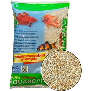 CaribSea Super Naturals Carolina Creek Freshwater Sand, Brown, 10-lb bag