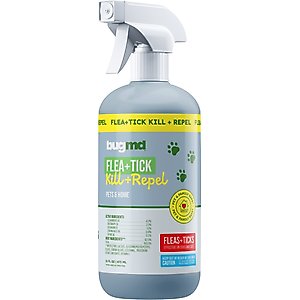 BugMD Dog & Cat Flea & Tick Spray, 16-fl oz bottle