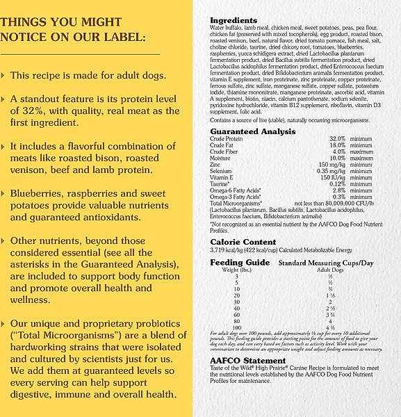 Taste of the Wild High Prairie Grain-Free Dry Dog Food