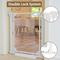 Show in main carousel: WAOWAO Clear Acrylic Auto-Close Safety Dog Gate, White, 57 to 66-in slide 9 of 10