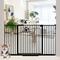 Show in main carousel: WAOWAO Ultra-Narrow Pressure Mounted Spacing Metal Pet Gate for Dog & Cat, 58-61-in, Black slide 1 of 9