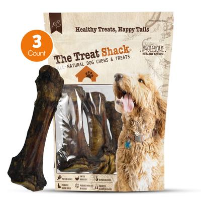 Show full view: The Treat Shack 8-in Extra Meaty Beef Foreshank Bone Dog Chew Treat, 3 count slide 3 of 9