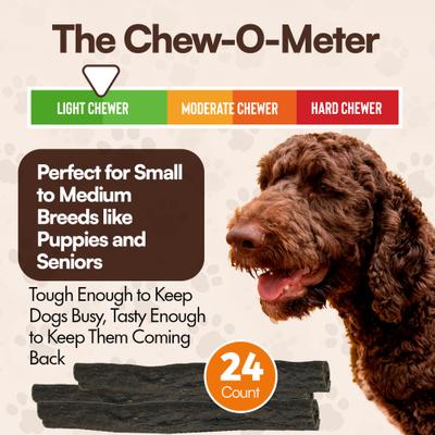 Show full view: The Treat Shack 6-in Bully Crunchy Beef Sticks Dog Treat, 24 count slide 5 of 9