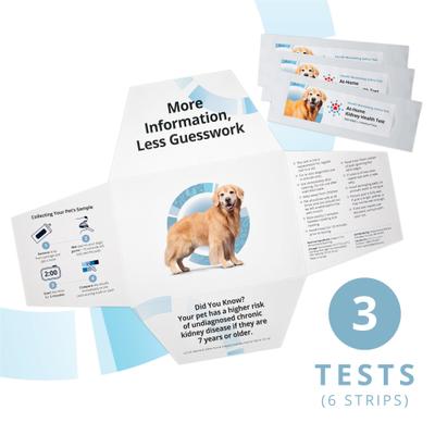 Show full view: Purina Petivity At-Home Kidney Health Test for Dogs, 3 count slide 3 of 7
