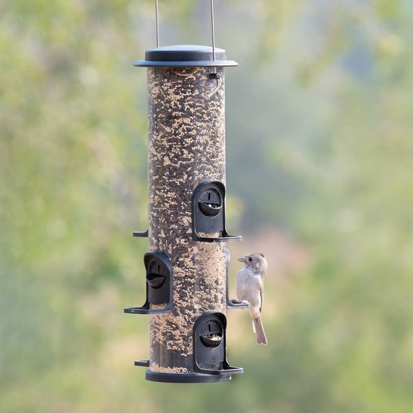 Perky-Pet Black 2-in-1 X-Large Tube Feeder