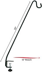 More Birds Clamp-On Deck Bird Feeder Hook, 13-in slide 2 of 7