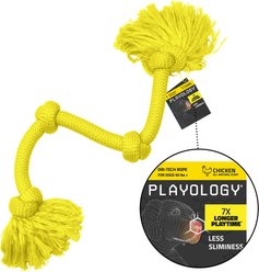 Playology Dri-Tech Chicken Scented Rope Dog Toy, Mega slide 1 of 6