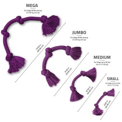 Show full view: Playology Dri-Tech Rope Dog Toy, Mega, Bacon slide 5 of 9