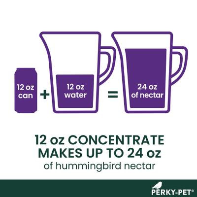 Show full view: Perky-Pet Clear Nectar Concentrate Hummingbird Food, 12-oz can slide 6 of 9