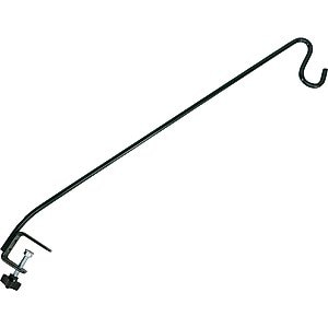 More Birds Clamp-On Deck Bird Feeder Hook, 13-in